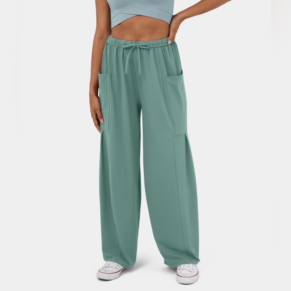 teal wide leg lounge pants!